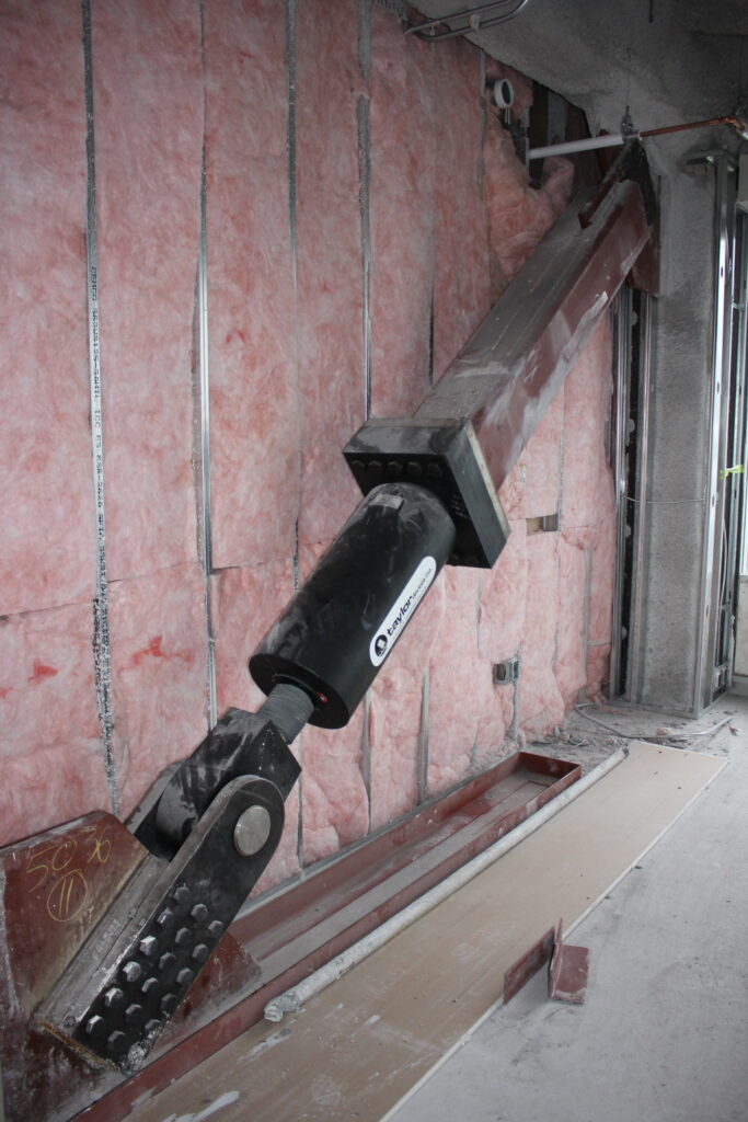 Internal view of Taylor damper at 300 Lakeside