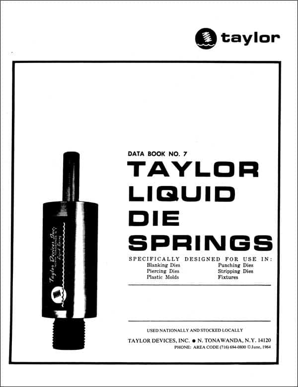 Taylor Devices Liquid Die Springs