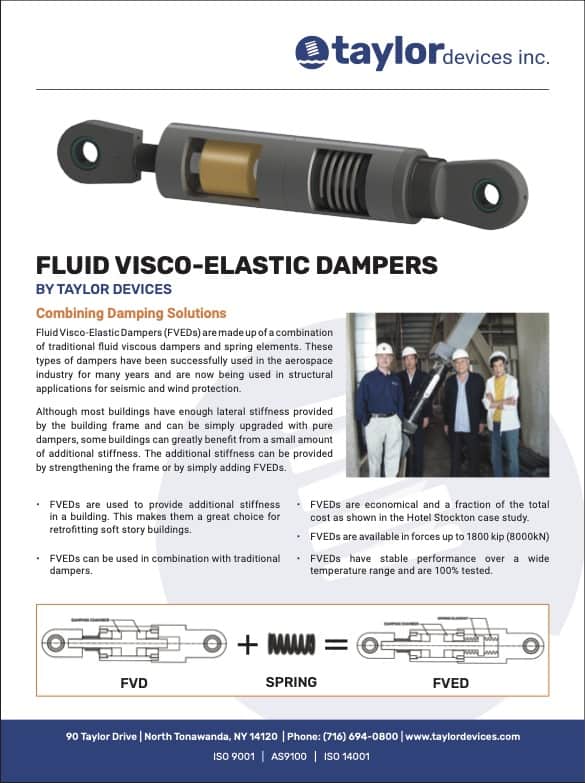 Taylor Damper - Fluid Visco-elastic dampers brochure