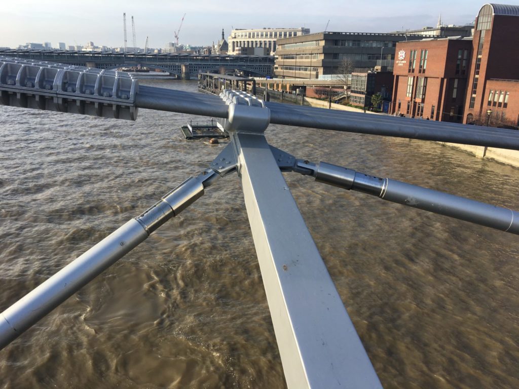 Damper on the Millennium Bridge