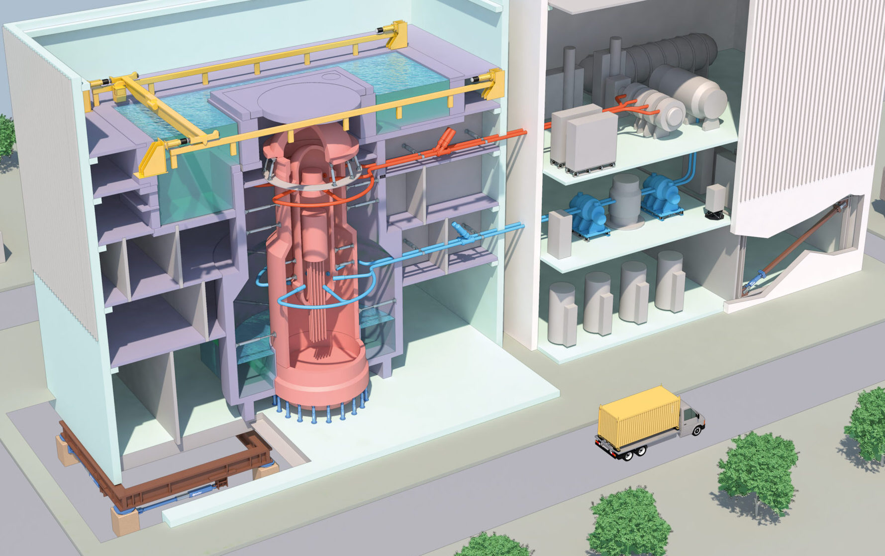 Nuclear Powerplant Rendering