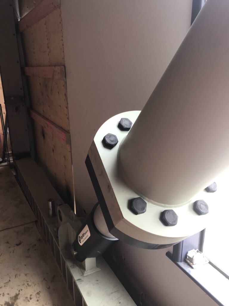 Close up of Taylor dampers at St. James Theatre