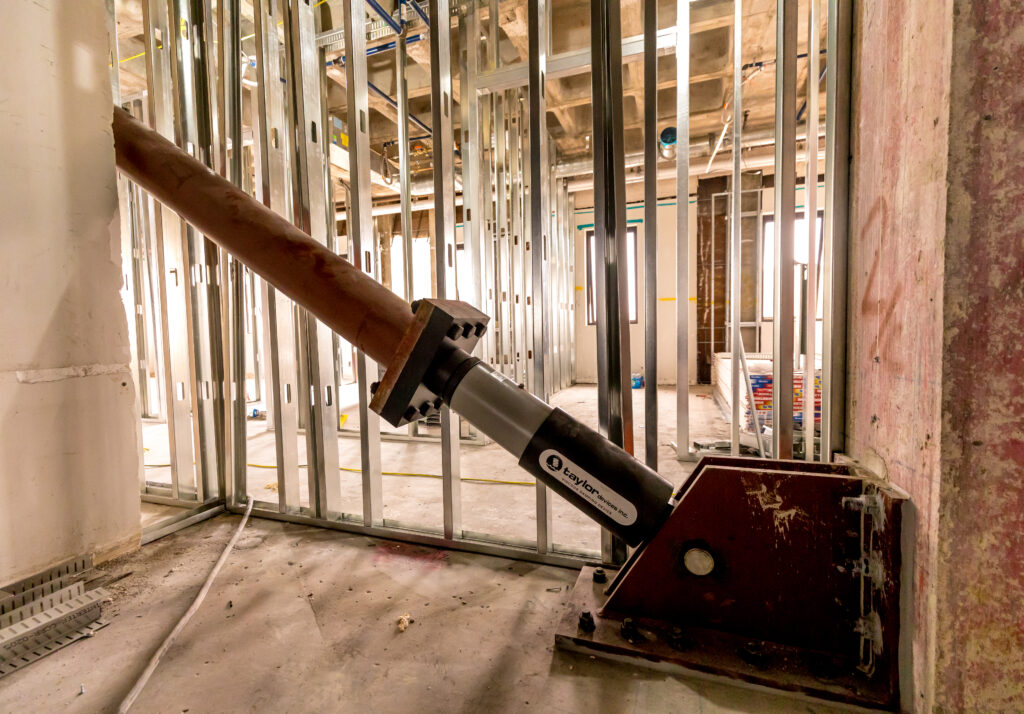 Taylor damper installed in UCLA Pritzker Hall